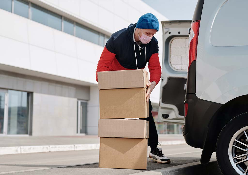 Employee carrying inventory