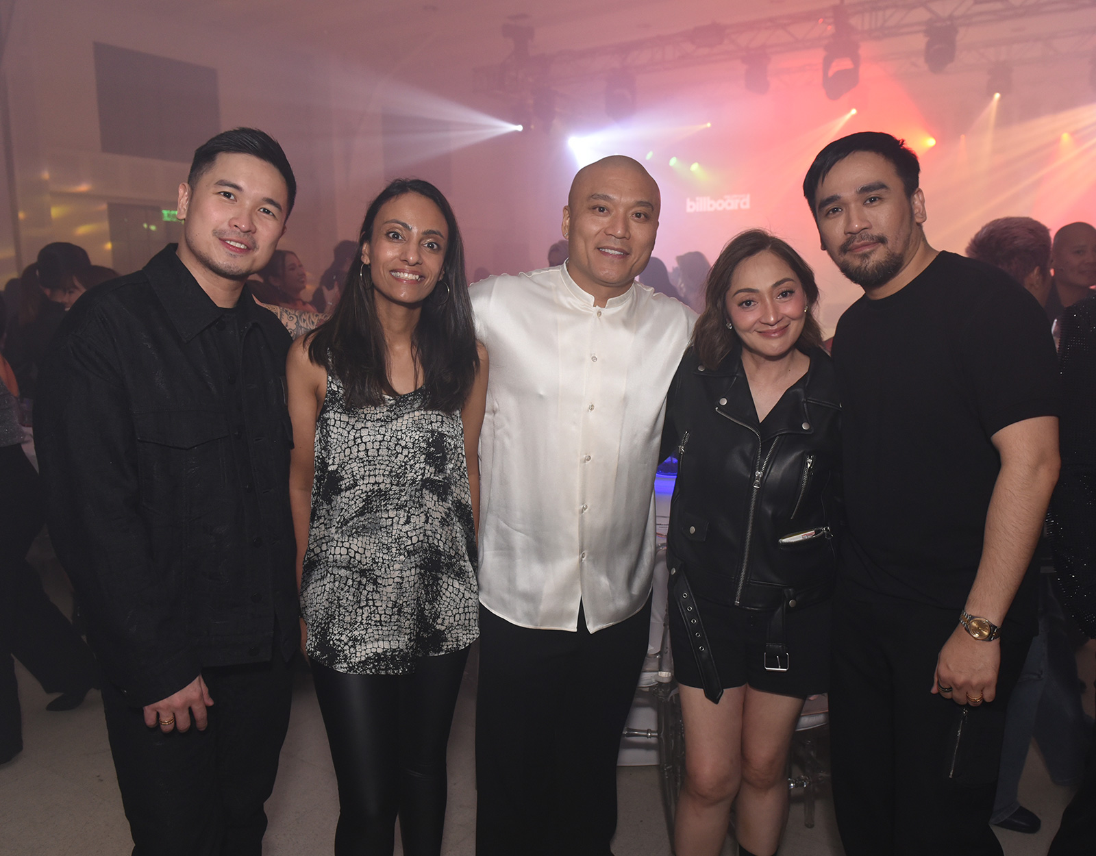 From L to R: AGC Power Holdings AVP for Corporate Affairs Randolf Palanca Jr.; Associate Vice President for International Markets of Penske Media Corporation Gurjeet Chima; President of Billboard Mike Van; Managing Director of Live Nation Philippines Rhiza Pascua; and AGC Power Holdings CEO Archie Carrasco. Photo Credits: KLIQ, Inc.
