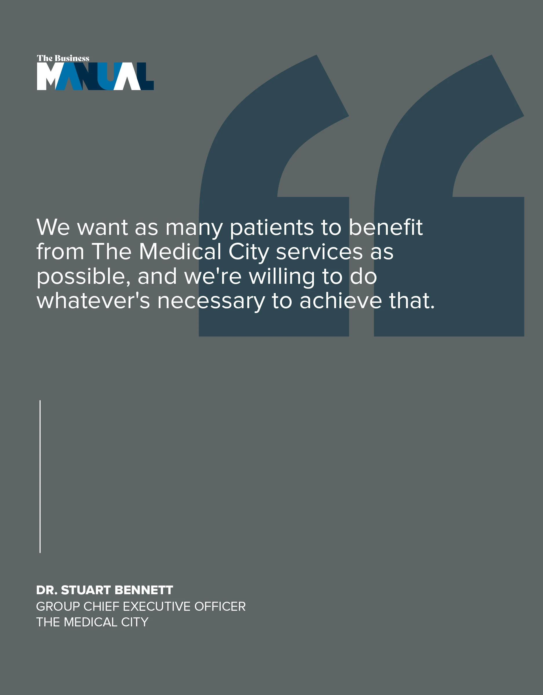 Dr. Stuart Bennett 