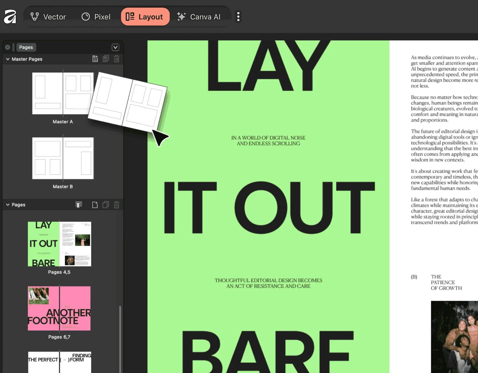 Canva- Affinity