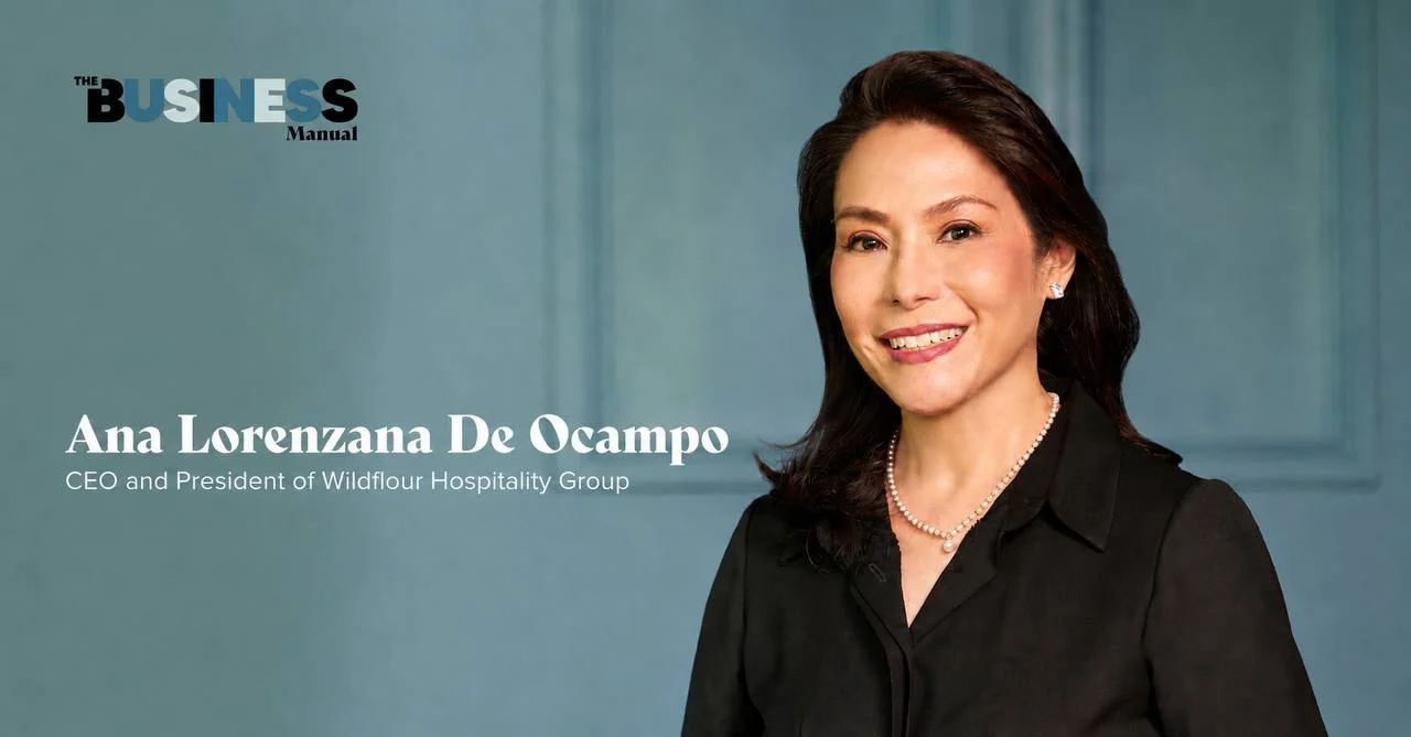 One of the most recognized brands in the Philippine restaurant scene is Wildflour Hospitality Group, which is under the leadership of president and CEO Ana Lorenzana De Ocampo.