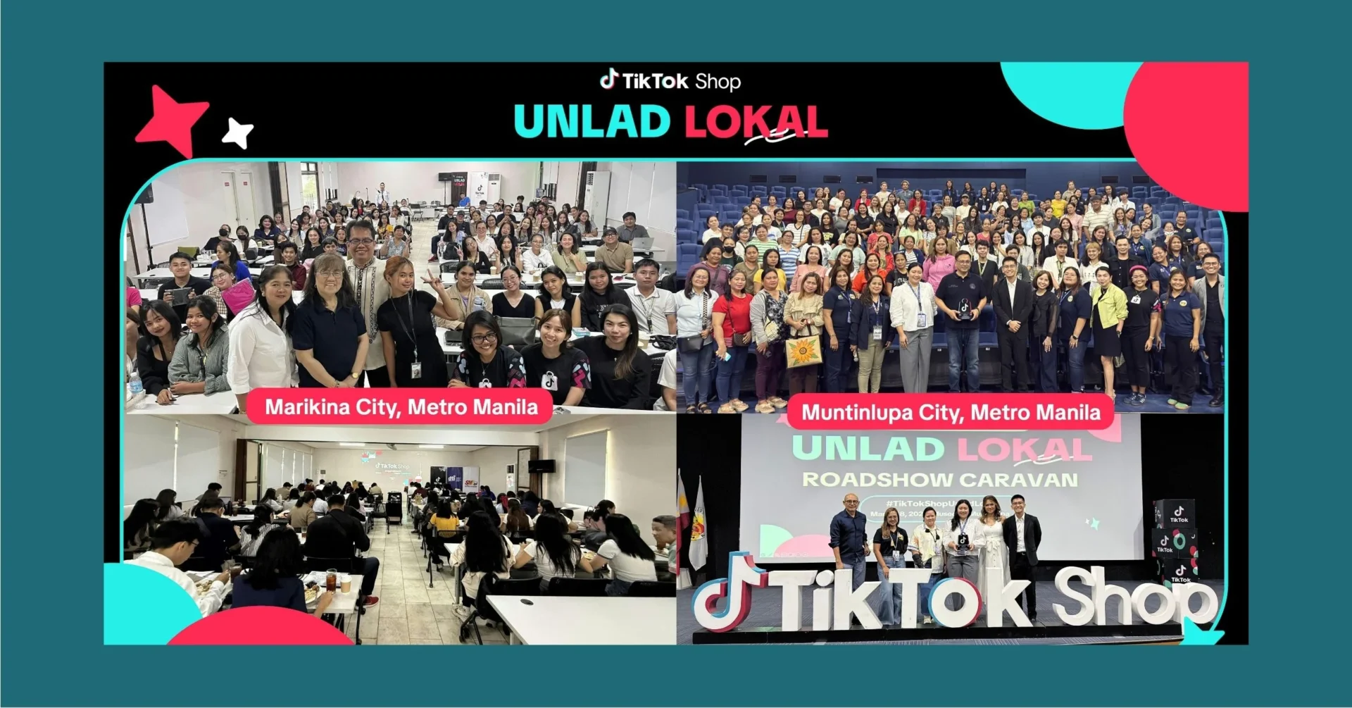 TikTok Shop's Unlad Lokal roadshow partners with local governments and industry partners to provide Filipino MSMEs with e-commerce and live selling skills.