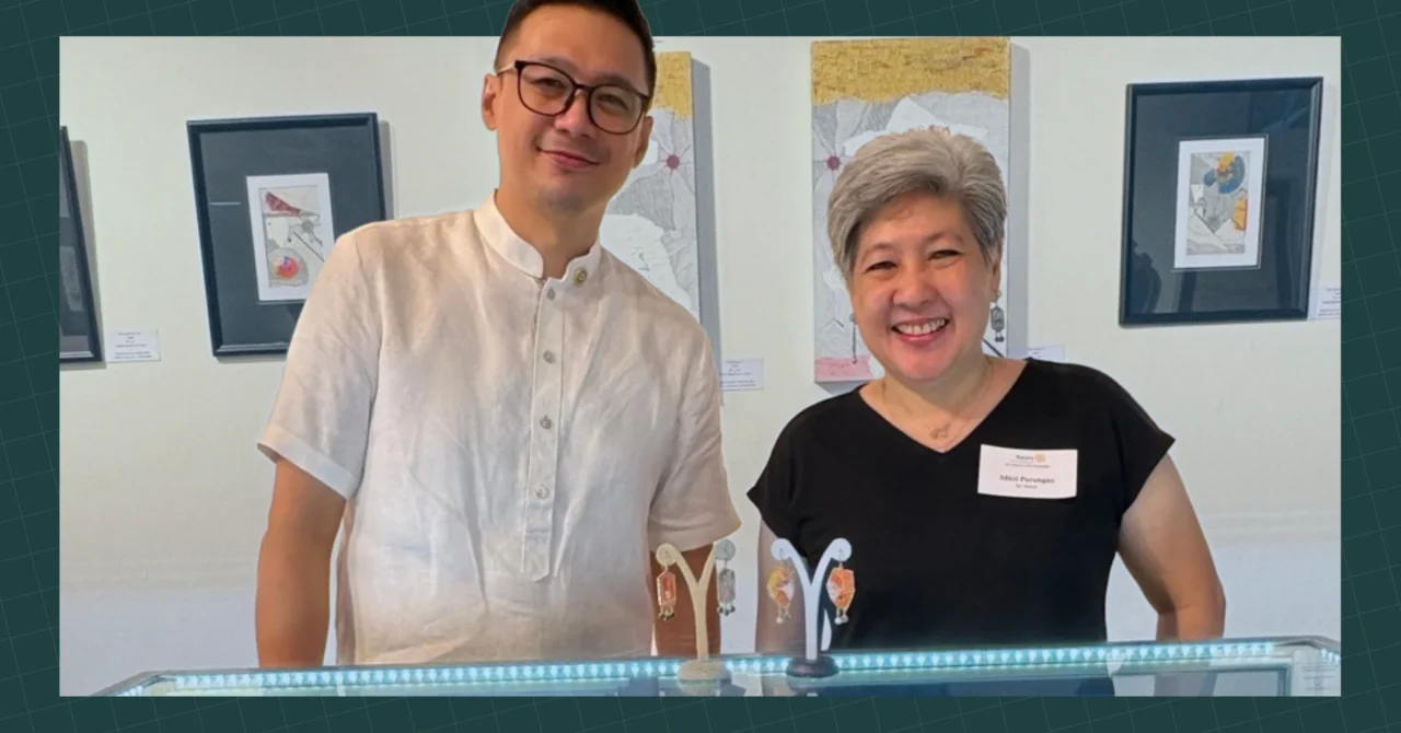 The collaboration of geometric abstractionist Aaron Virata Mempin and jewelry designer Mitzi De Castro-Parungao merges the visual arts and fine jewelry markets and reflects the wearable asset trend.