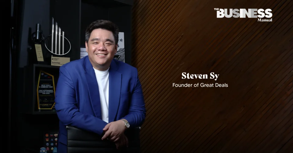 The man at the helm of Great Deals, a leading e-commerce firm in the Philippines, is Steve Sy, who engineered an entrepreneurial story by bootstrapping the company without external funding or investors - even while saddled with tens of millions in personal debt.